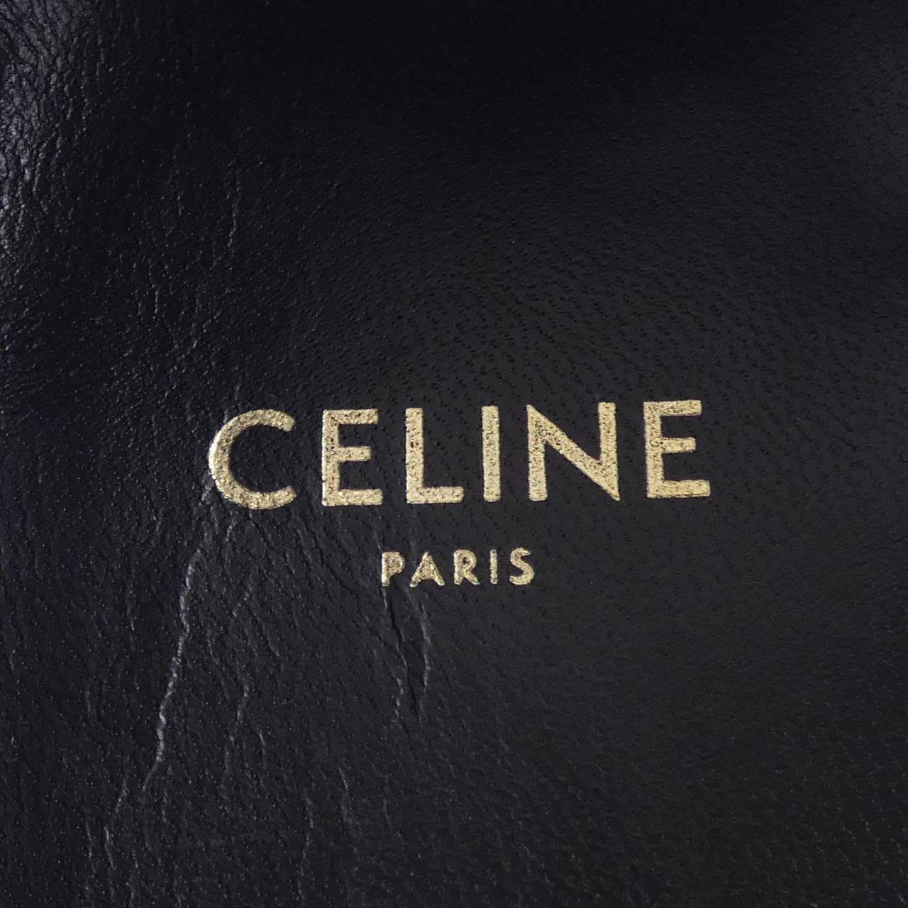 セリーヌ CELINE トリオンフチェーン付CELINEマーガレットローファー 344893602C シューズ