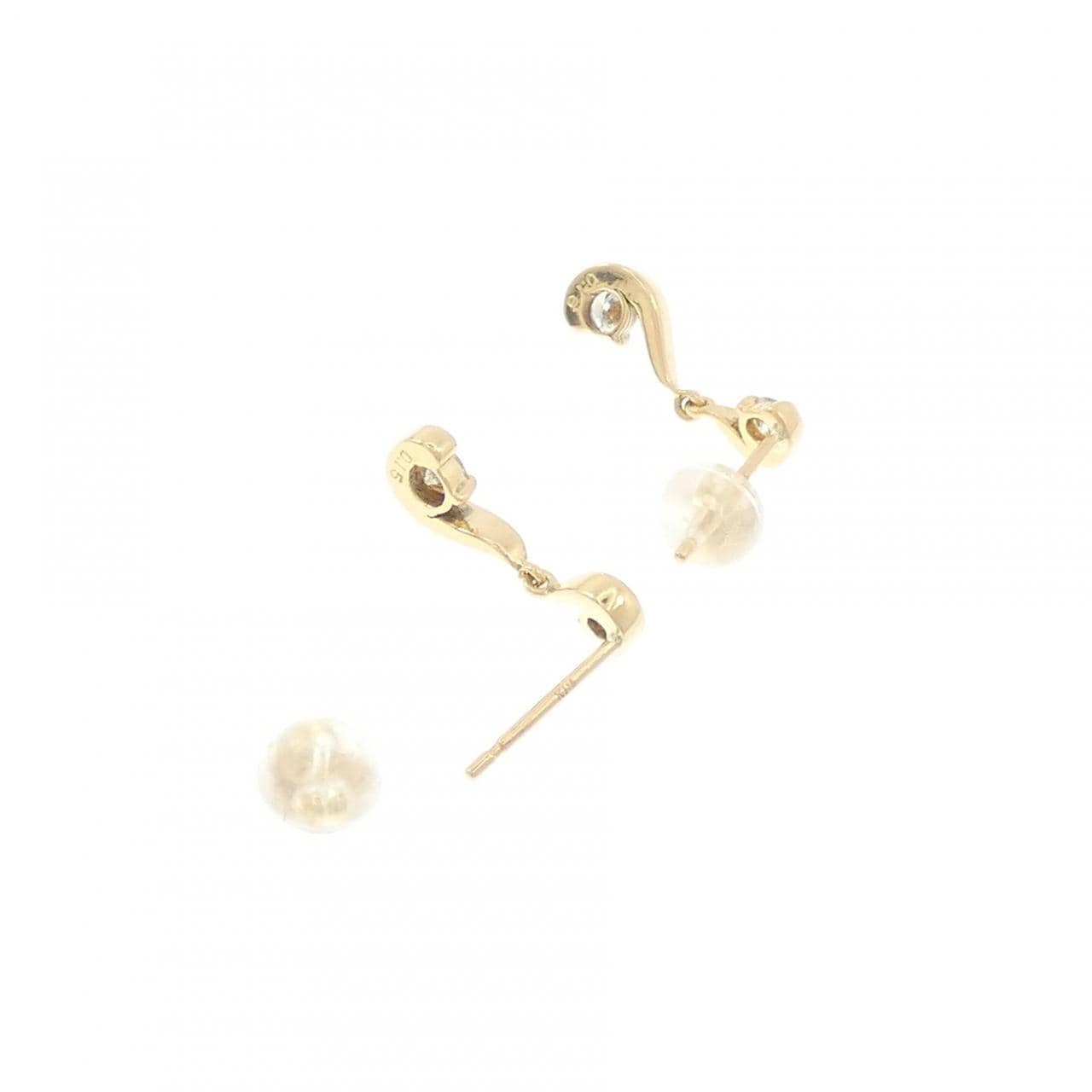 K18YG ダイヤモンド ピアス 0.30CT