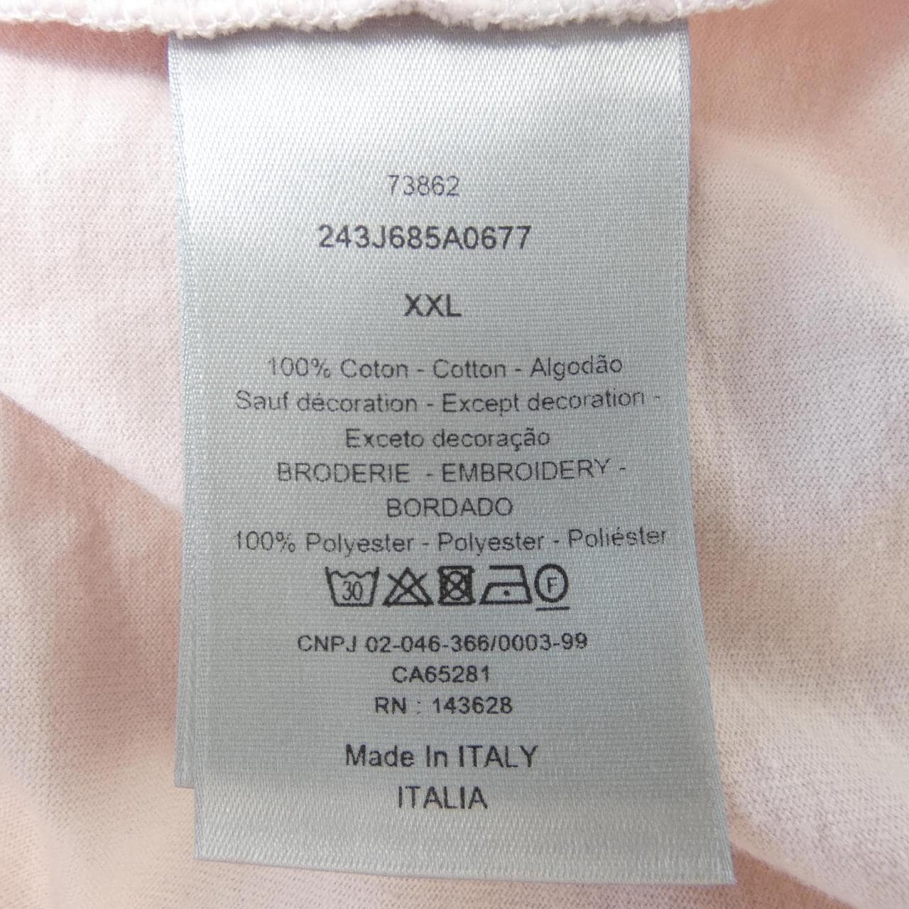 ディオール DIOR JARDIN 243J685A0677 Tシャツ