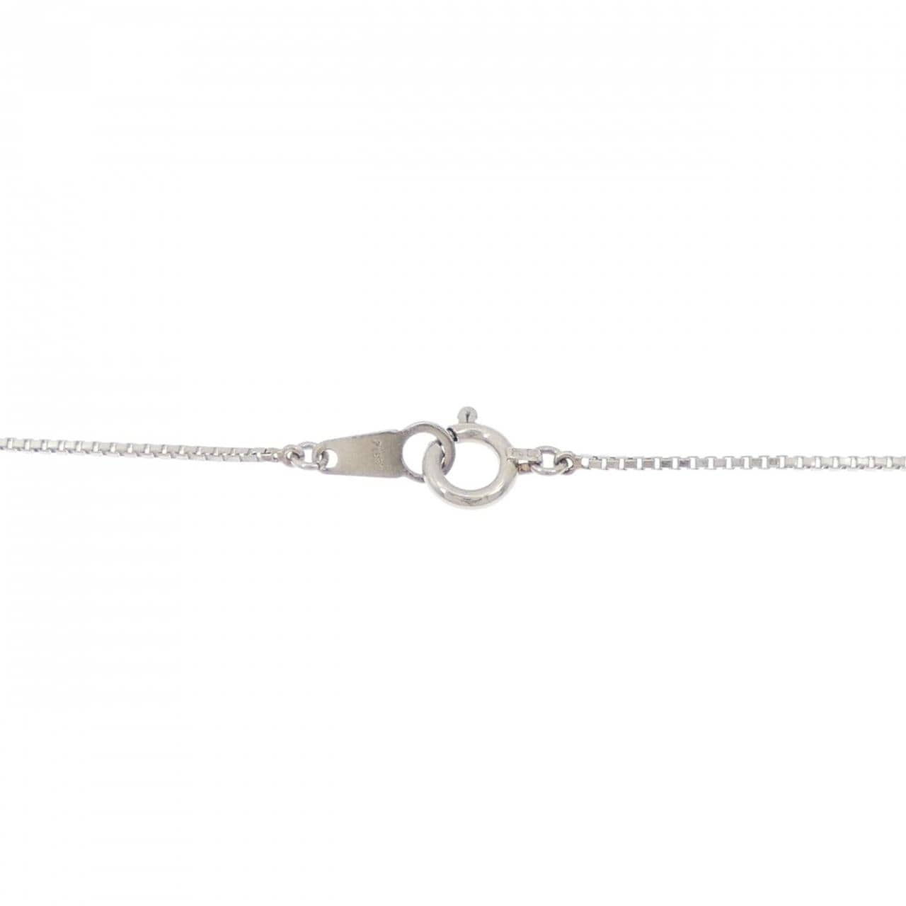 PT900/PT850 ルビー ネックレス 0.33CT