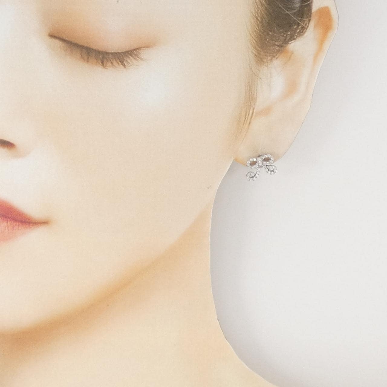 ポンテヴェキオ ダイヤモンド ピアス 0.36CT