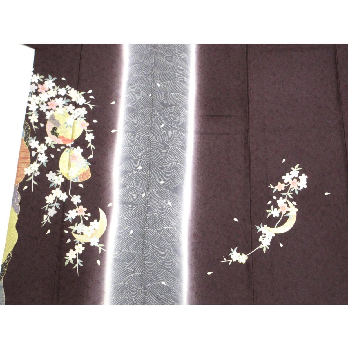 訪問着　友禅金彩加工　刺繍入り