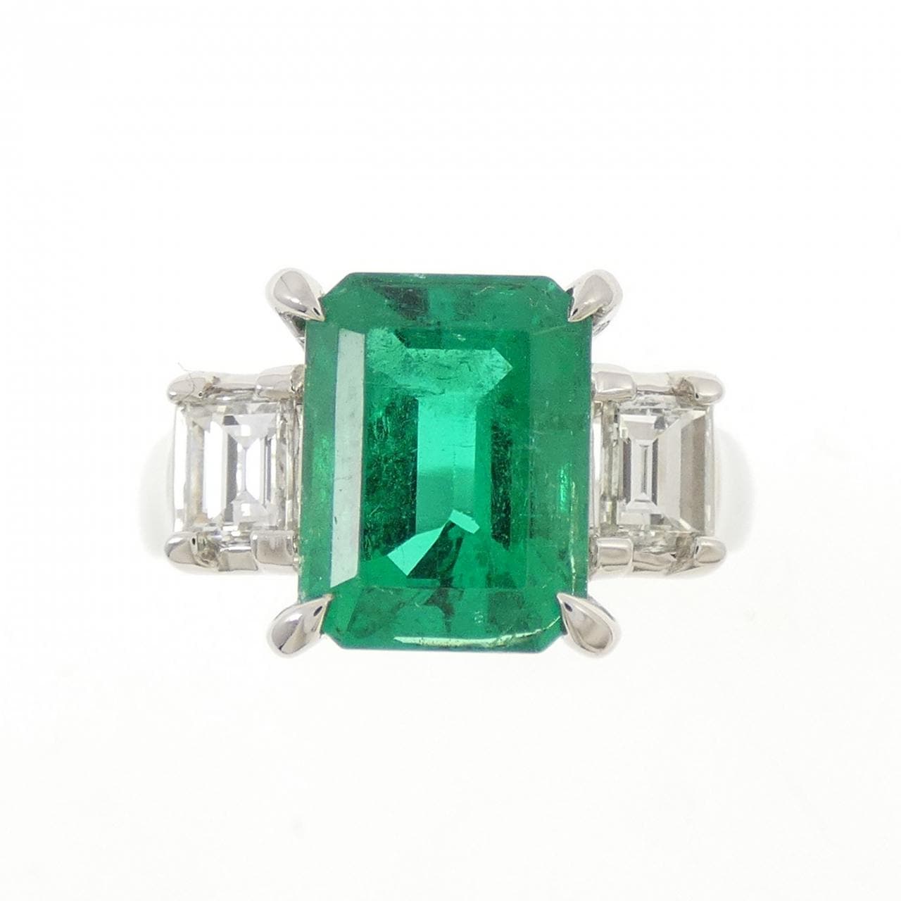 PT900 エメラルド リング 2.45CT コロンビア産