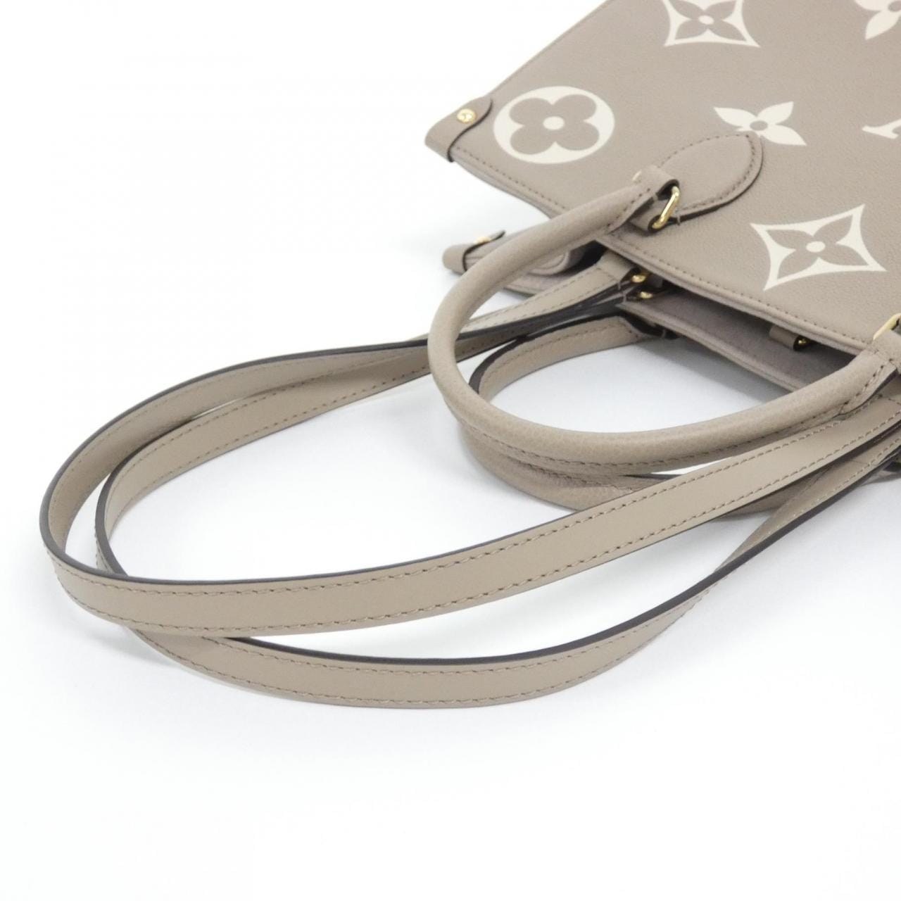 LOUIS VUITTON Bicolor Monogram Empreinte on the Go MM M45494 Bag
