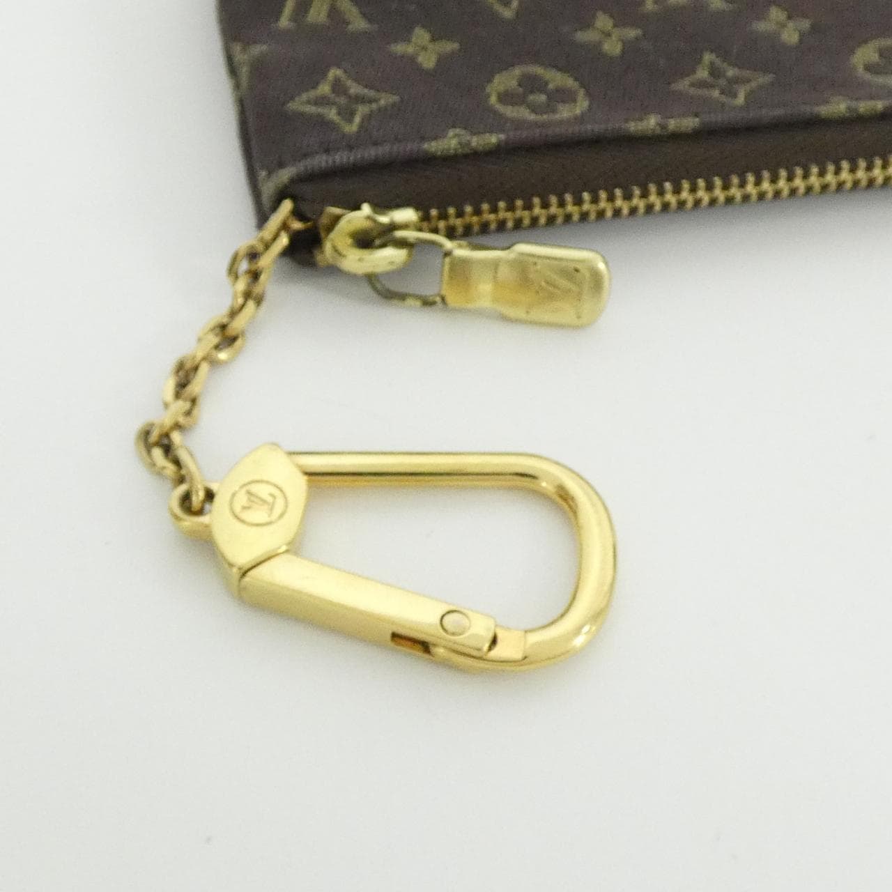 ルイヴィトン モノグラム ミニラン ポシェット クレ M95230 コイン＆キーケース