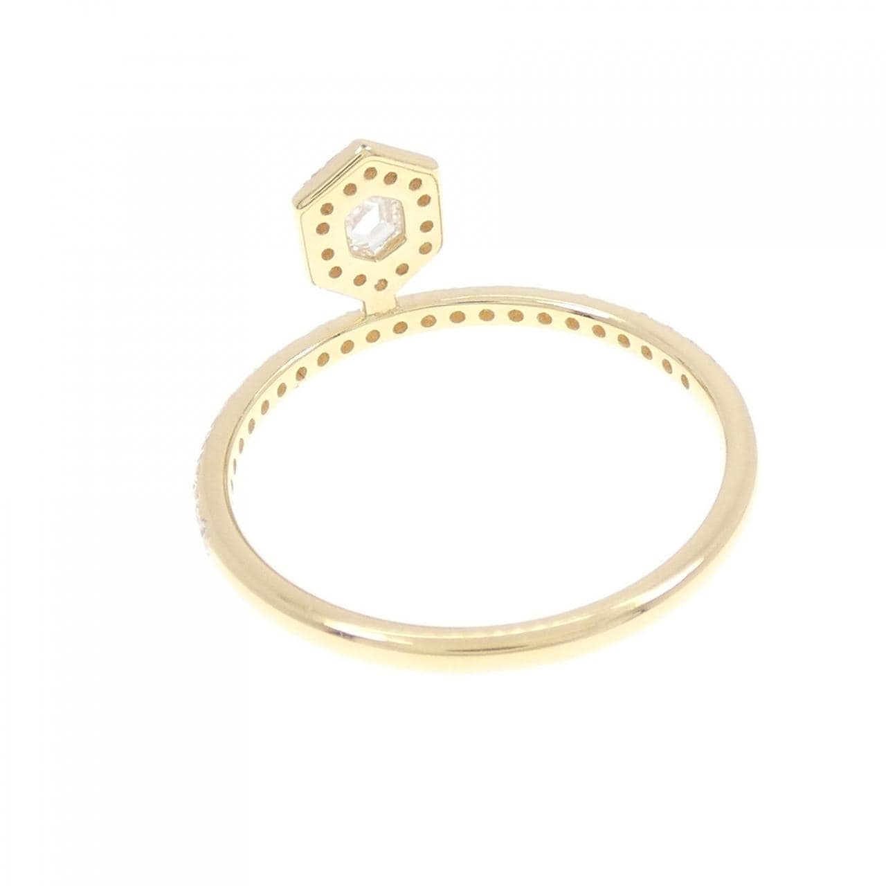【新品】K18YG ダイヤモンド リング 0.18CT