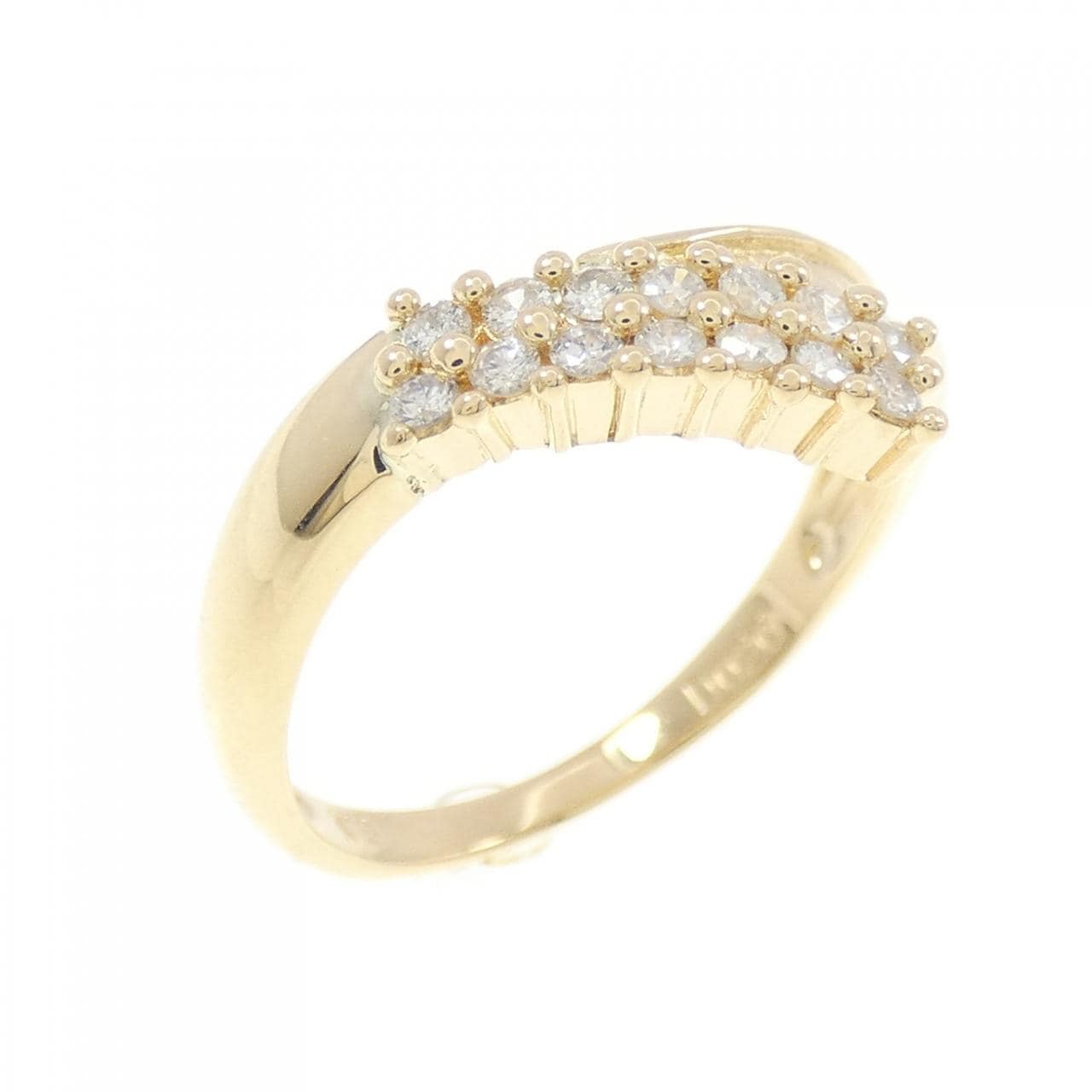 K18YG ダイヤモンド リング 0.20CT