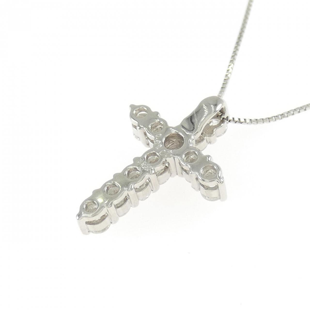 PT900/PT850 クロス ダイヤモンド ネックレス 0.62CT