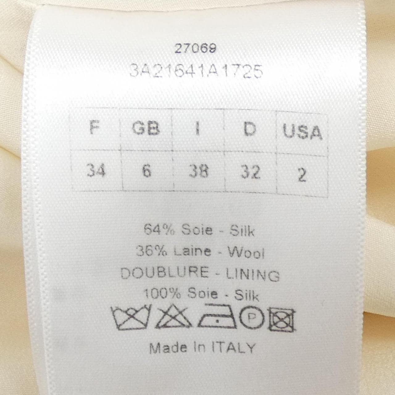 クリスチャンディオール CHRISTIAN DIOR 3A216411725 ワンピース