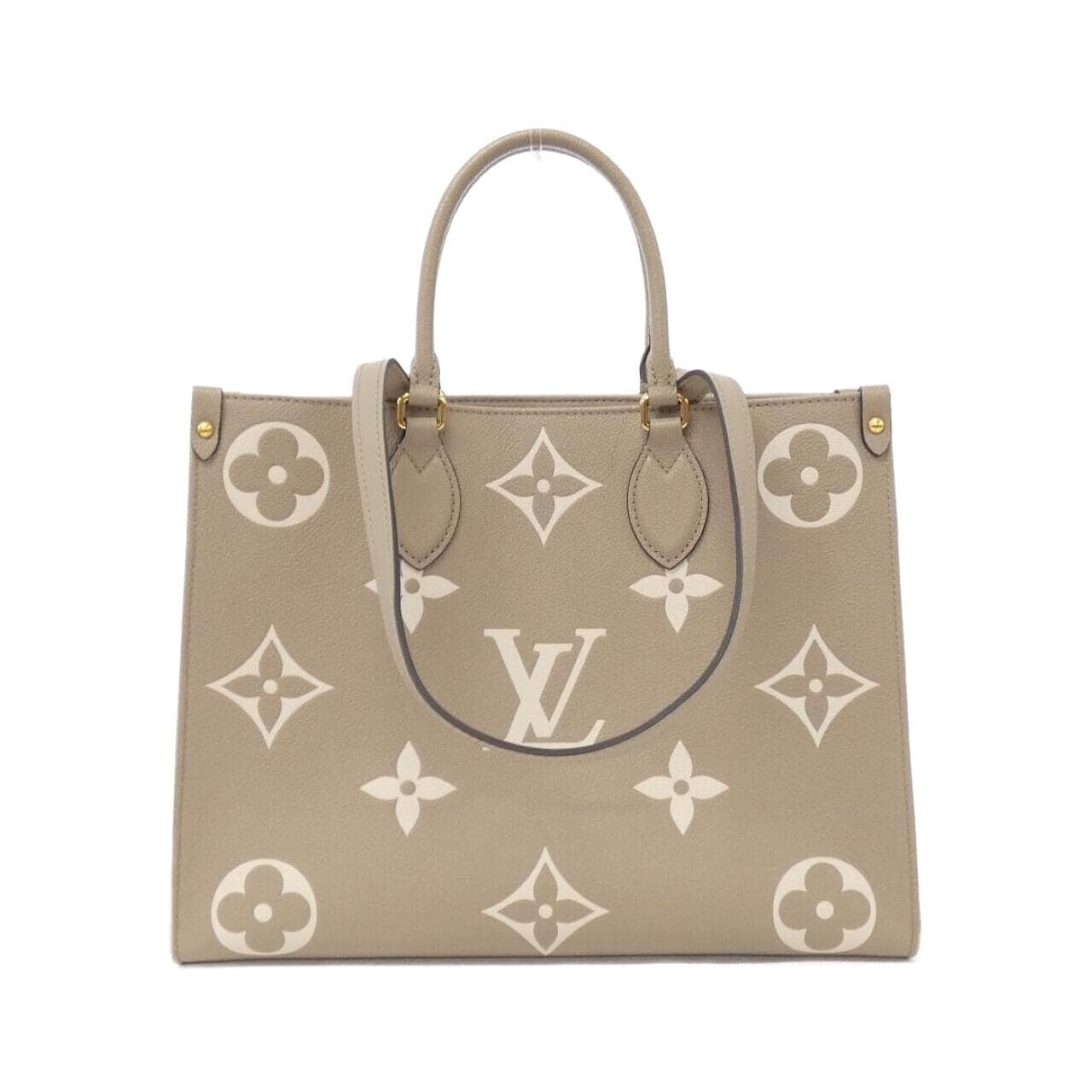 LOUIS VUITTON Bicolor Monogram Empreinte on the Go MM M45494 Bag