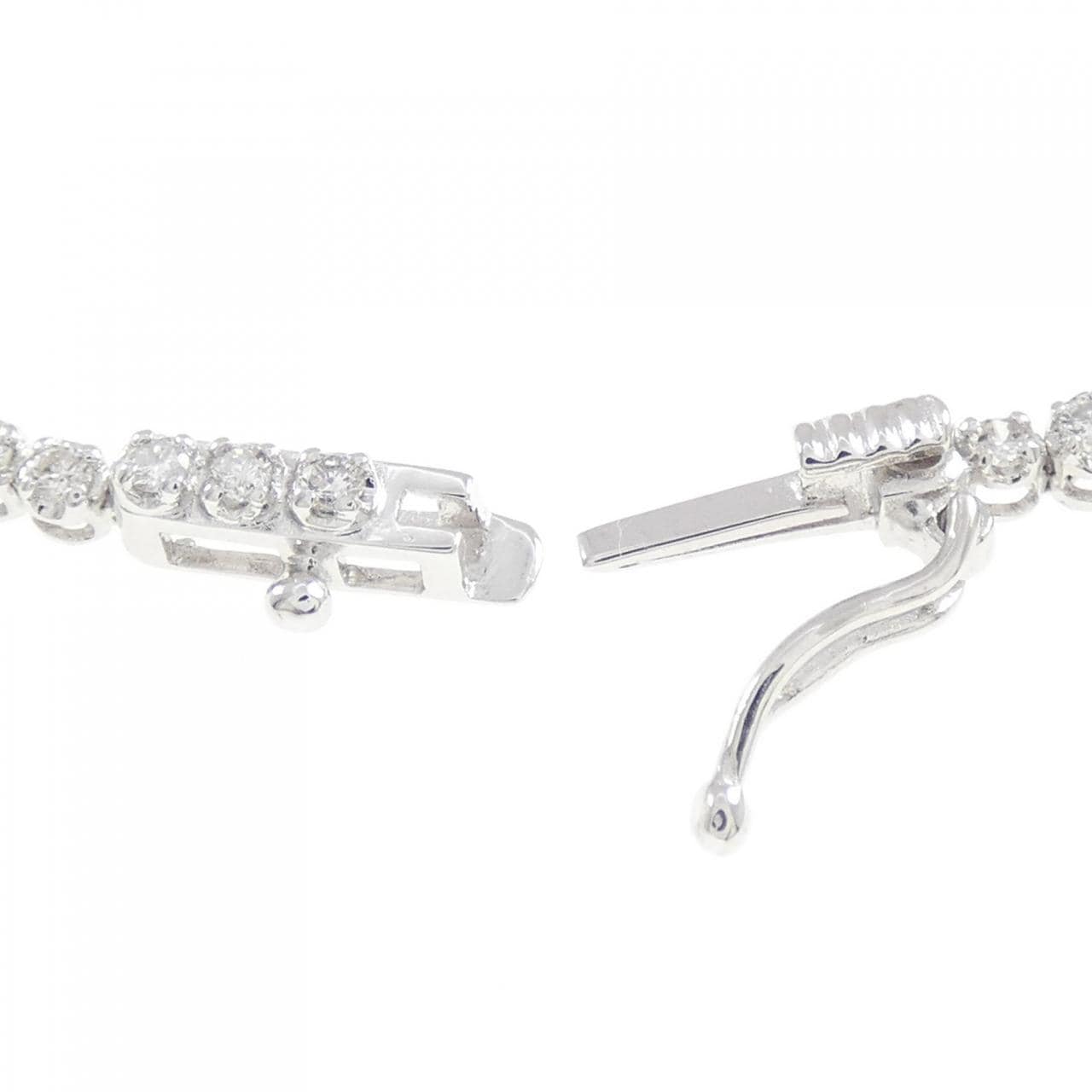K18WG ダイヤモンド ブレスレット 1.00CT