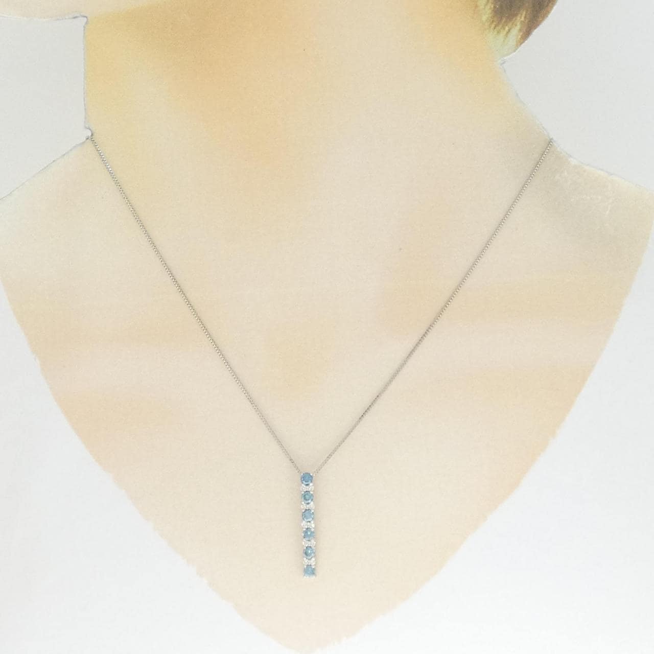PT900/PT850 ダイヤモンド ネックレス 0.70CT