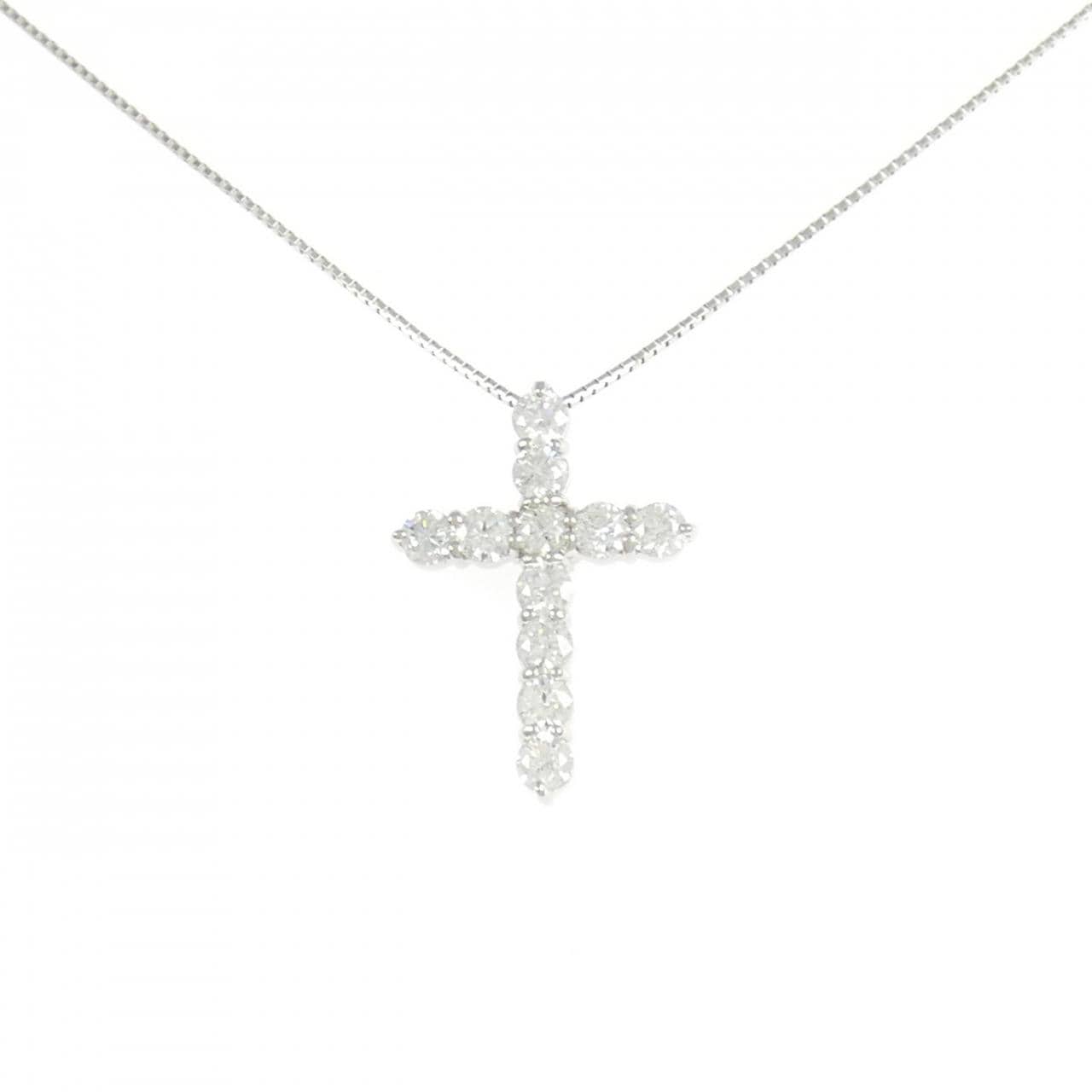 PT900/PT850 ダイヤモンド ネックレス 1.00CT