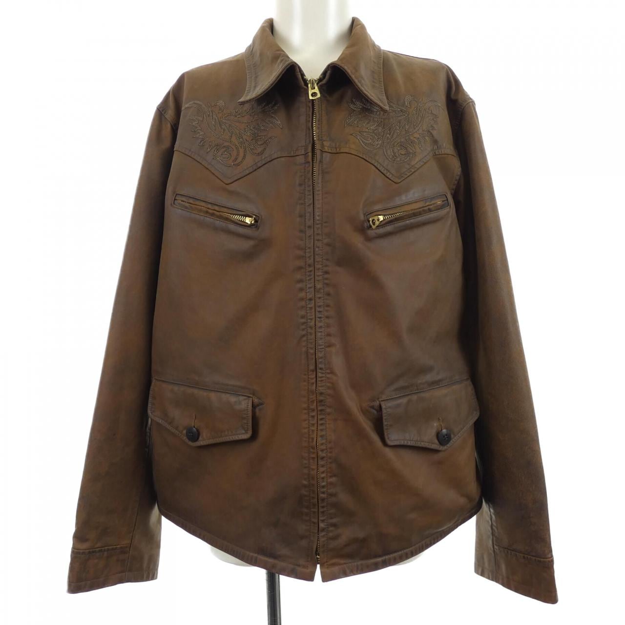 ダブルアールエル DOUBLE RL レザージャケット