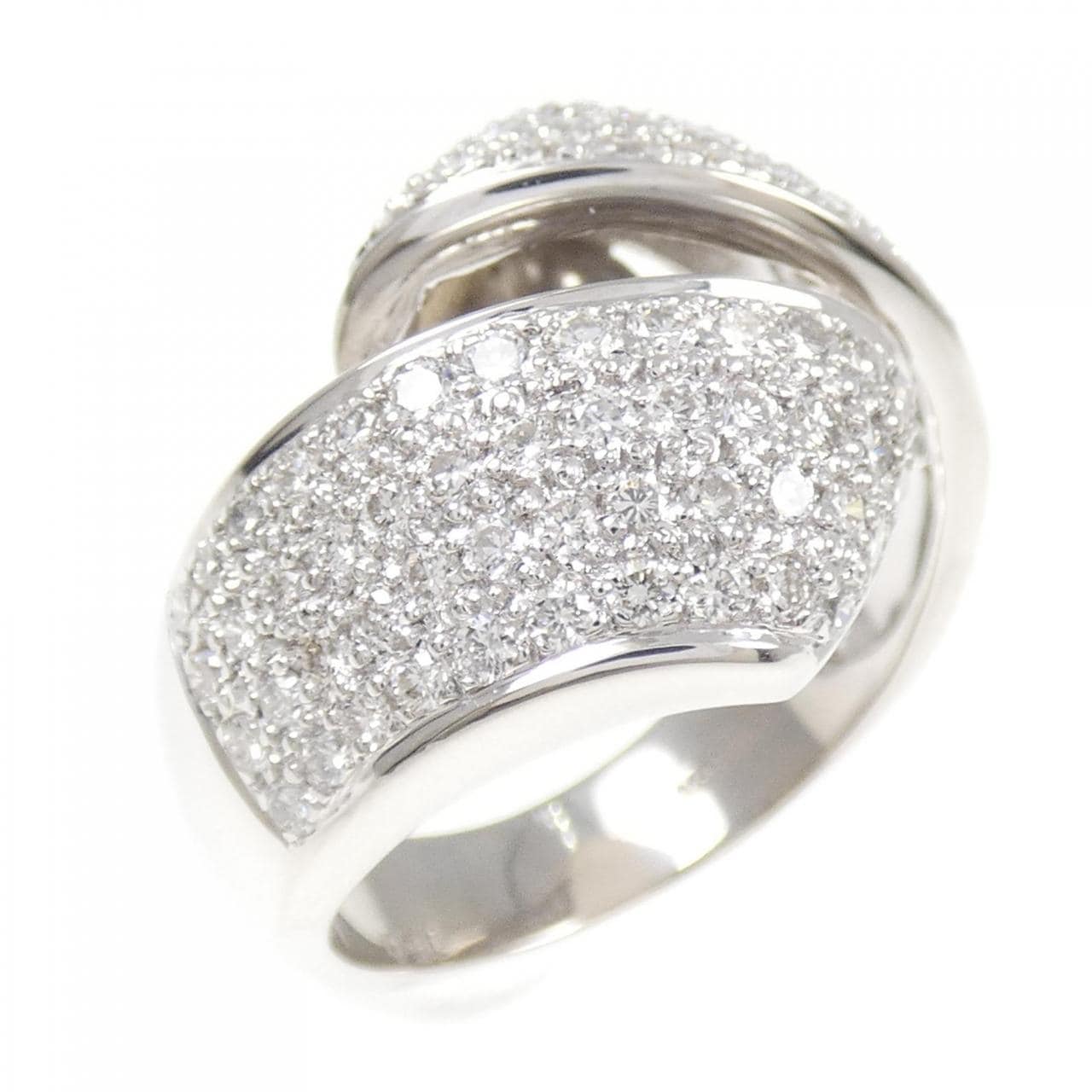 PT900 パヴェ ダイヤモンド リング 1.50CT