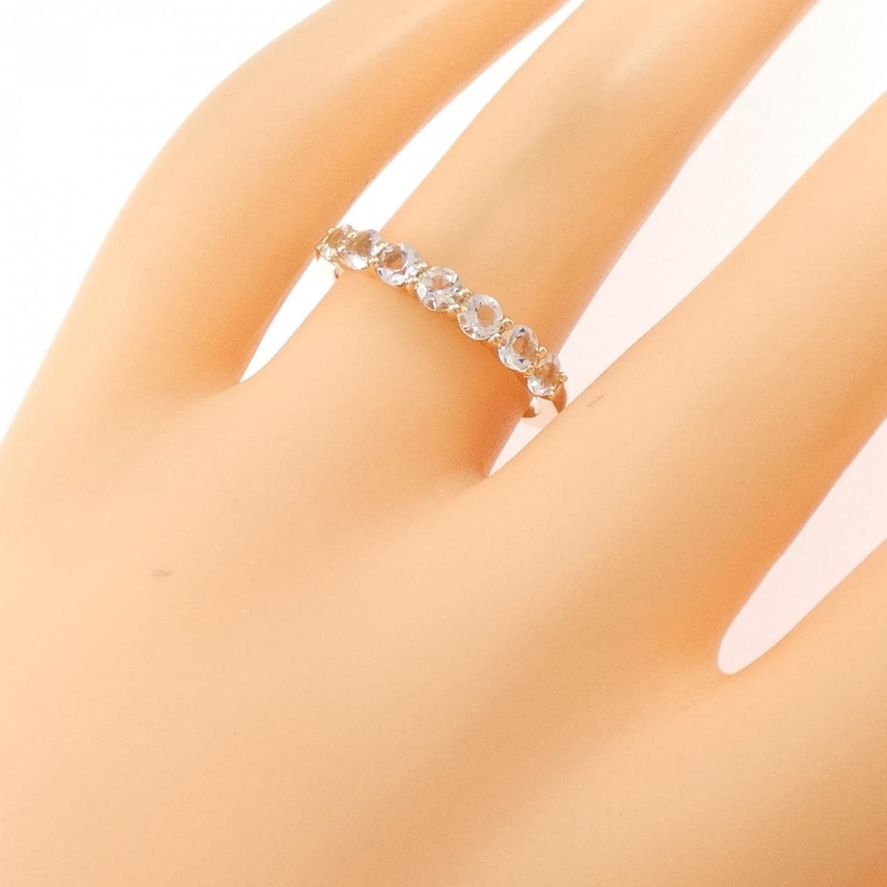 ジーエスティービー モルガナイト リング 0.60CT