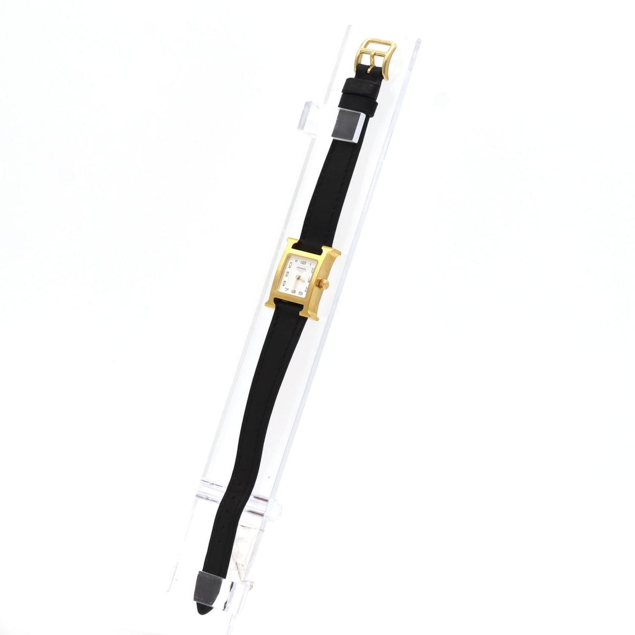 【ノーメンテナンス還元価格】エルメス Hウォッチ GP HH1.101 GP クォーツ