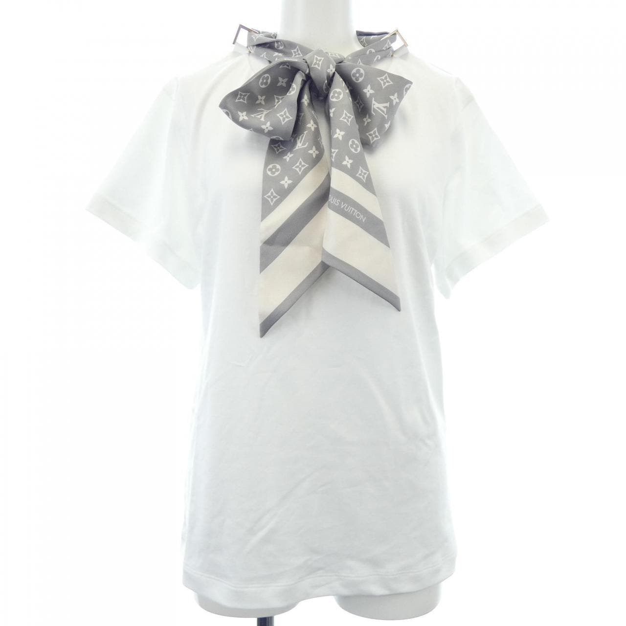 LOUIS VUITTON Vuitton Monogram圍巾 T 卹 FTTS94UOL