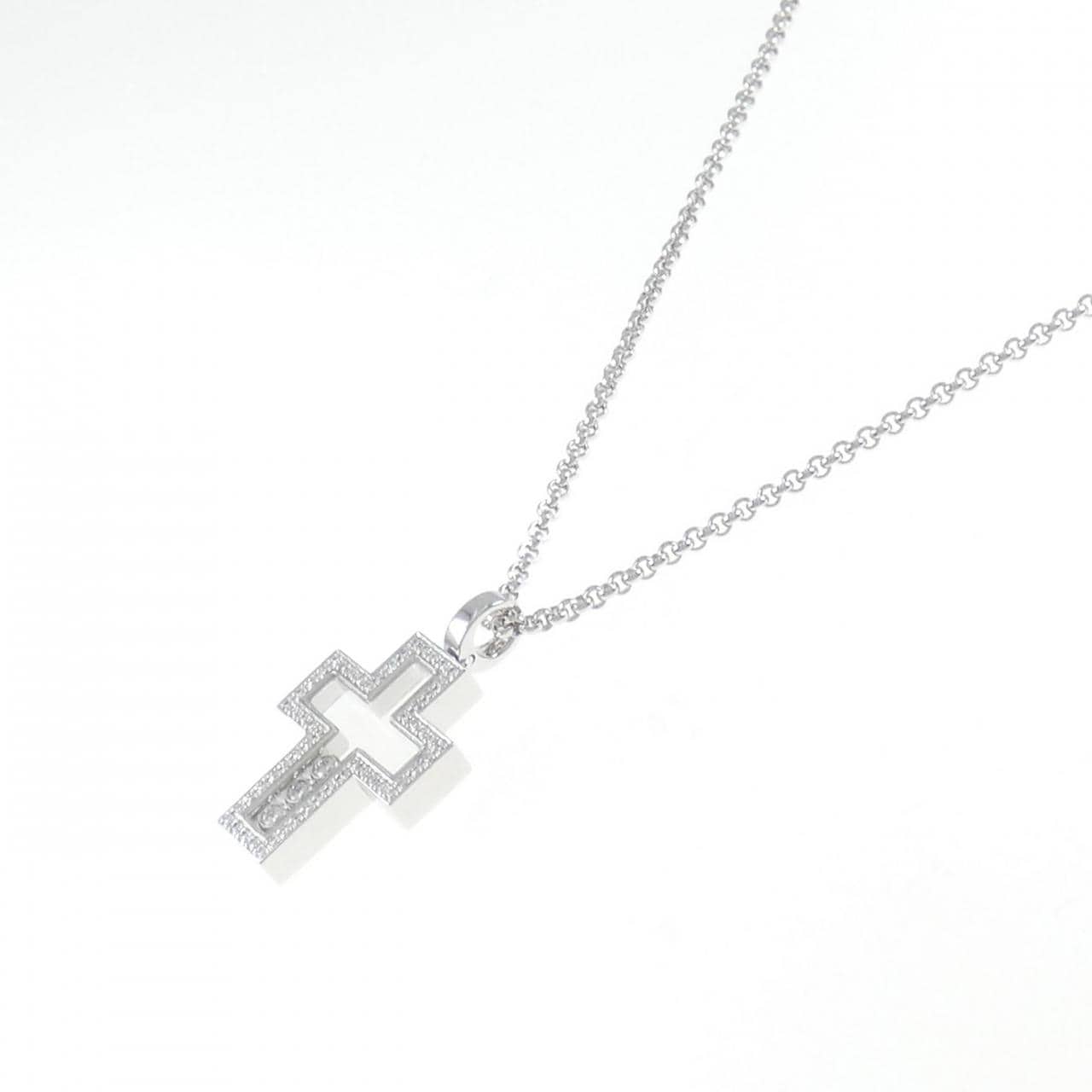 CHOPARD cross Diamond necklace