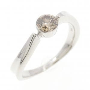 K18WG ダイヤモンド リング 0.30CT