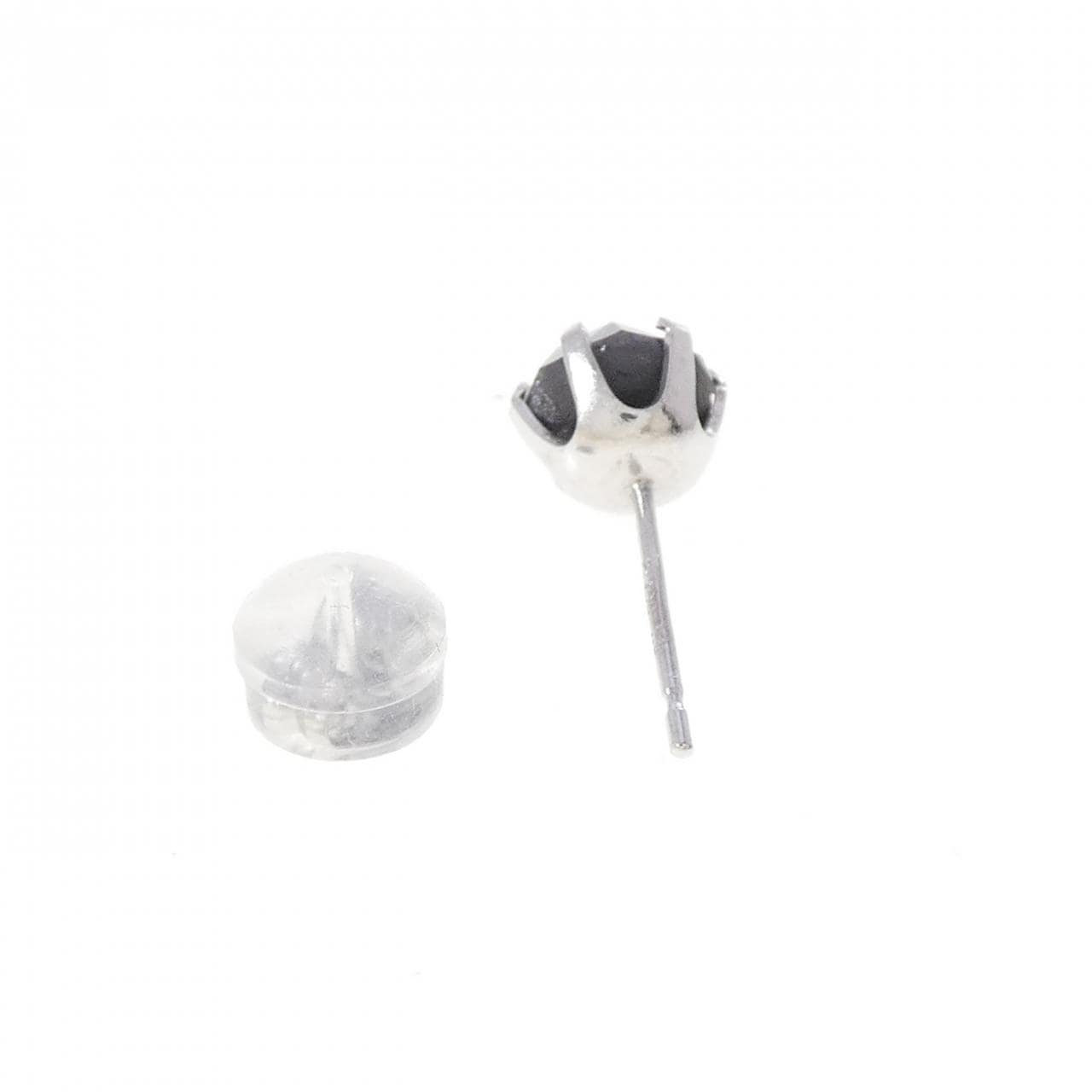 PT900 ダイヤモンド ピアス 1.0CT 片耳