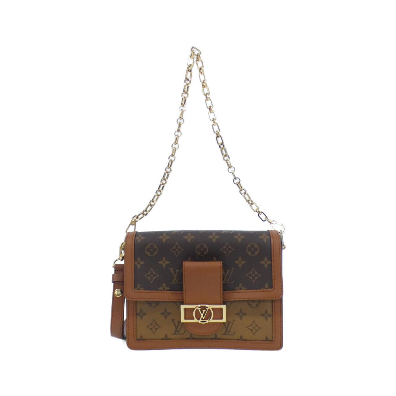 LOUIS VUITTON Monogram Reverse Dauphine MM M44391 肩背包