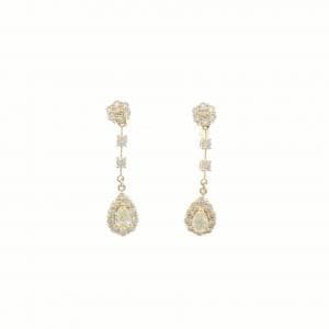 【新品】K18YG ダイヤモンド ピアス 0.80CT
