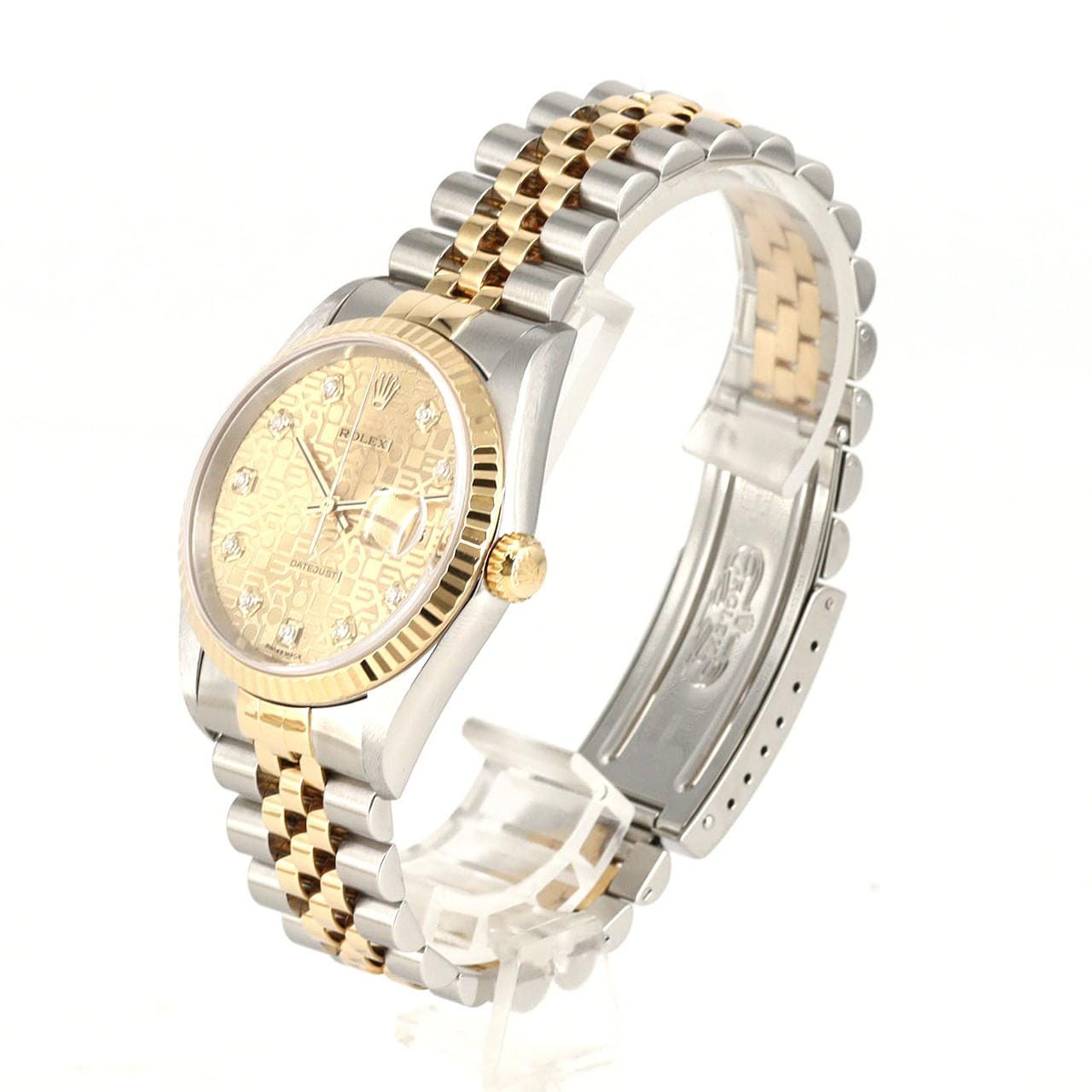 ロレックス デイトジャスト 16233G SSxYG 自動巻 K番