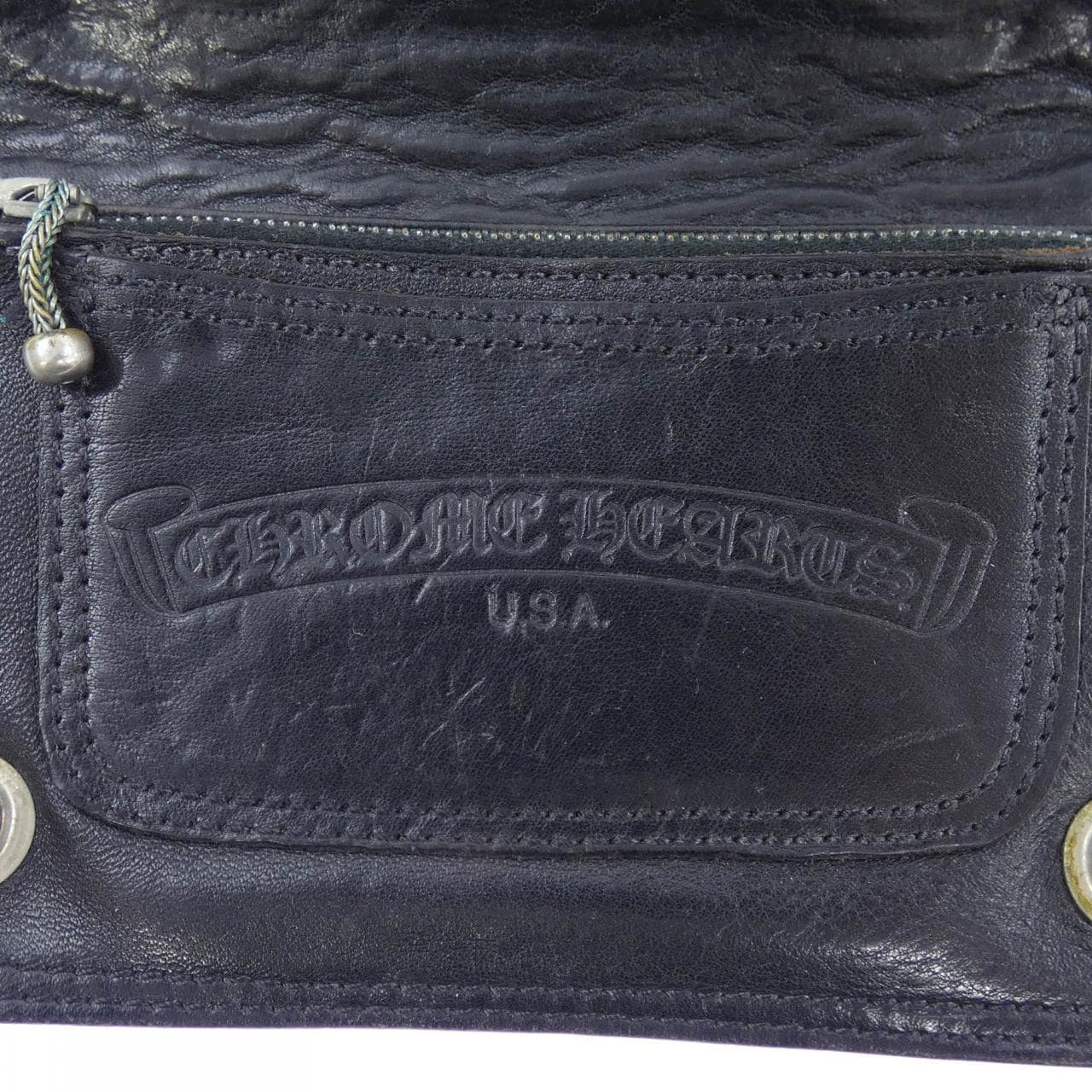 クロムハーツ CHROME HEARTS 1 ZIP BLK フローラル 2246 304 0010 5200 WALLET