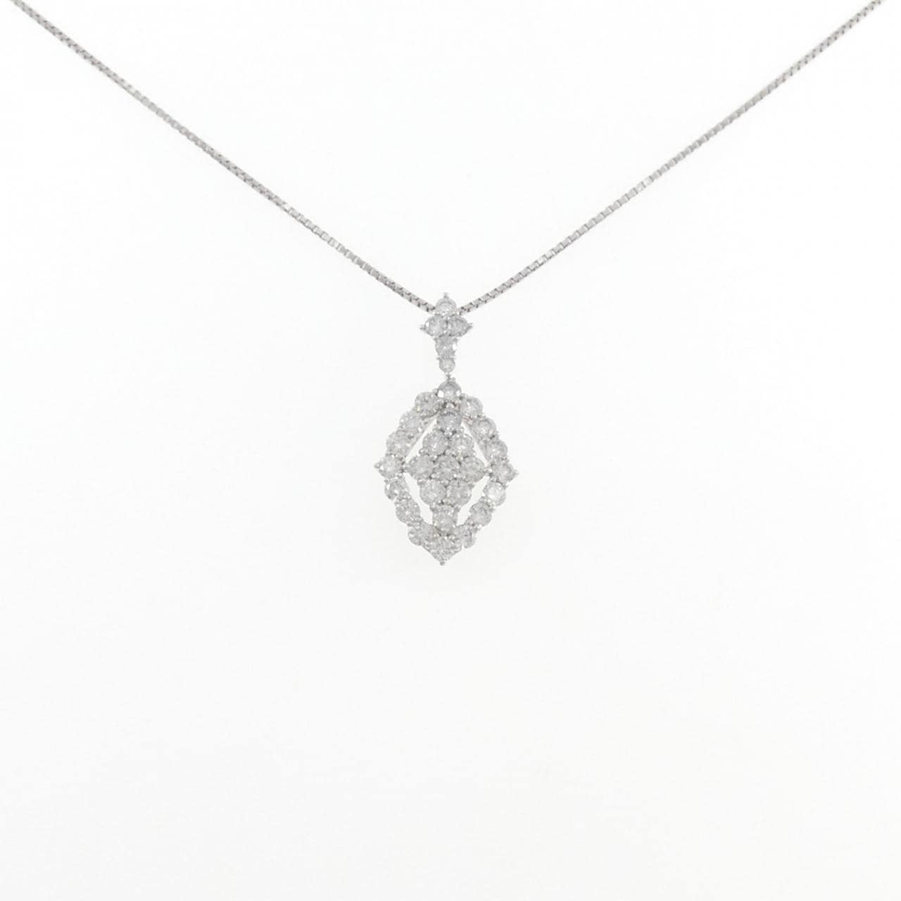 PT950/PT850 ダイヤモンド ネックレス 1.00CT