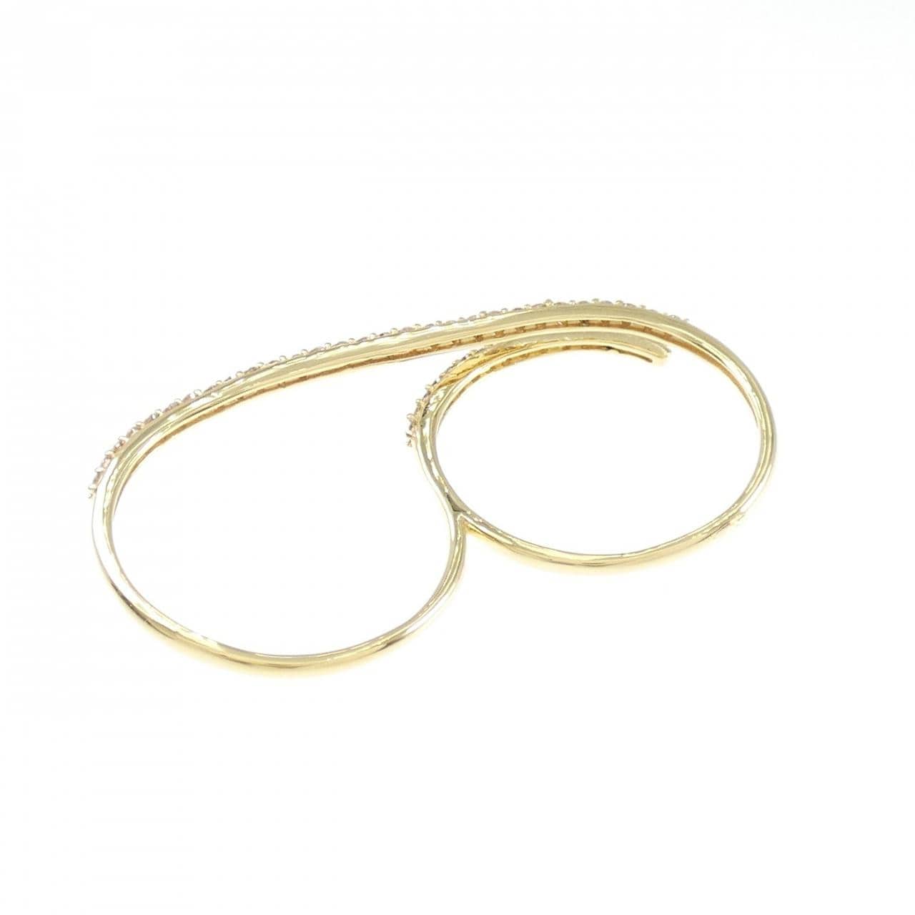 K18YG ダイヤモンド リング 0.40CT
