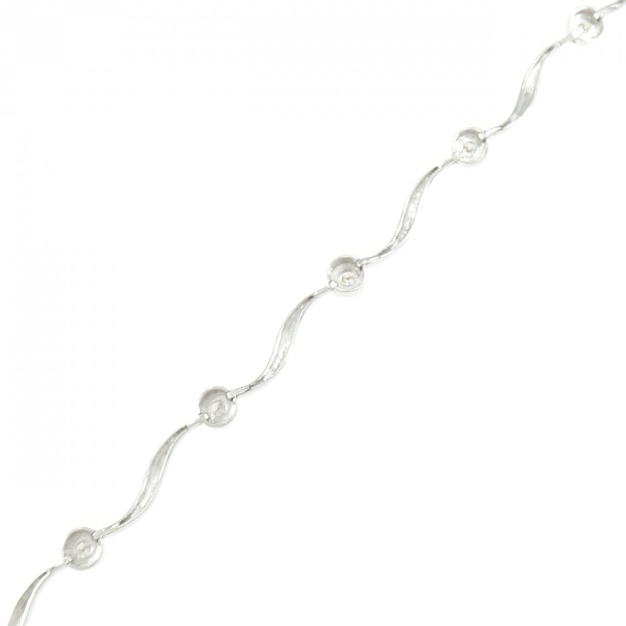 K18WG Diamond bracelet 0.25CT
