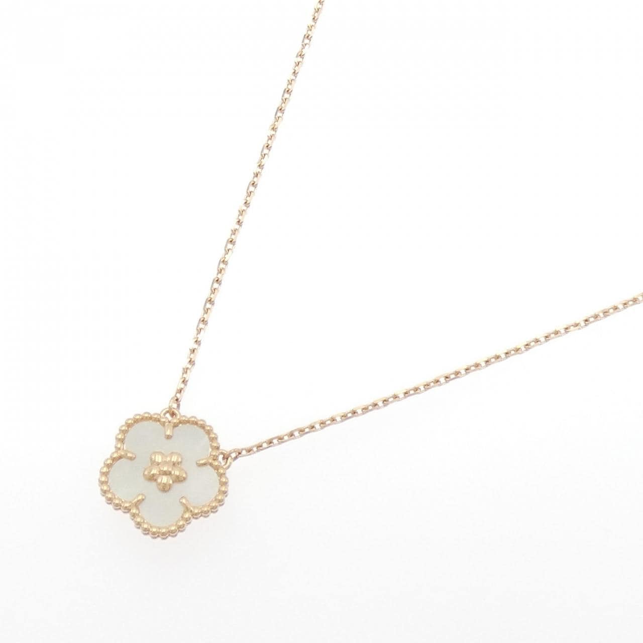 ヴァンクリーフ&アーペル ラッキー スプリング プラムブロッサム ネックレス