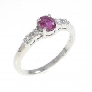 PT900 ルビー リング