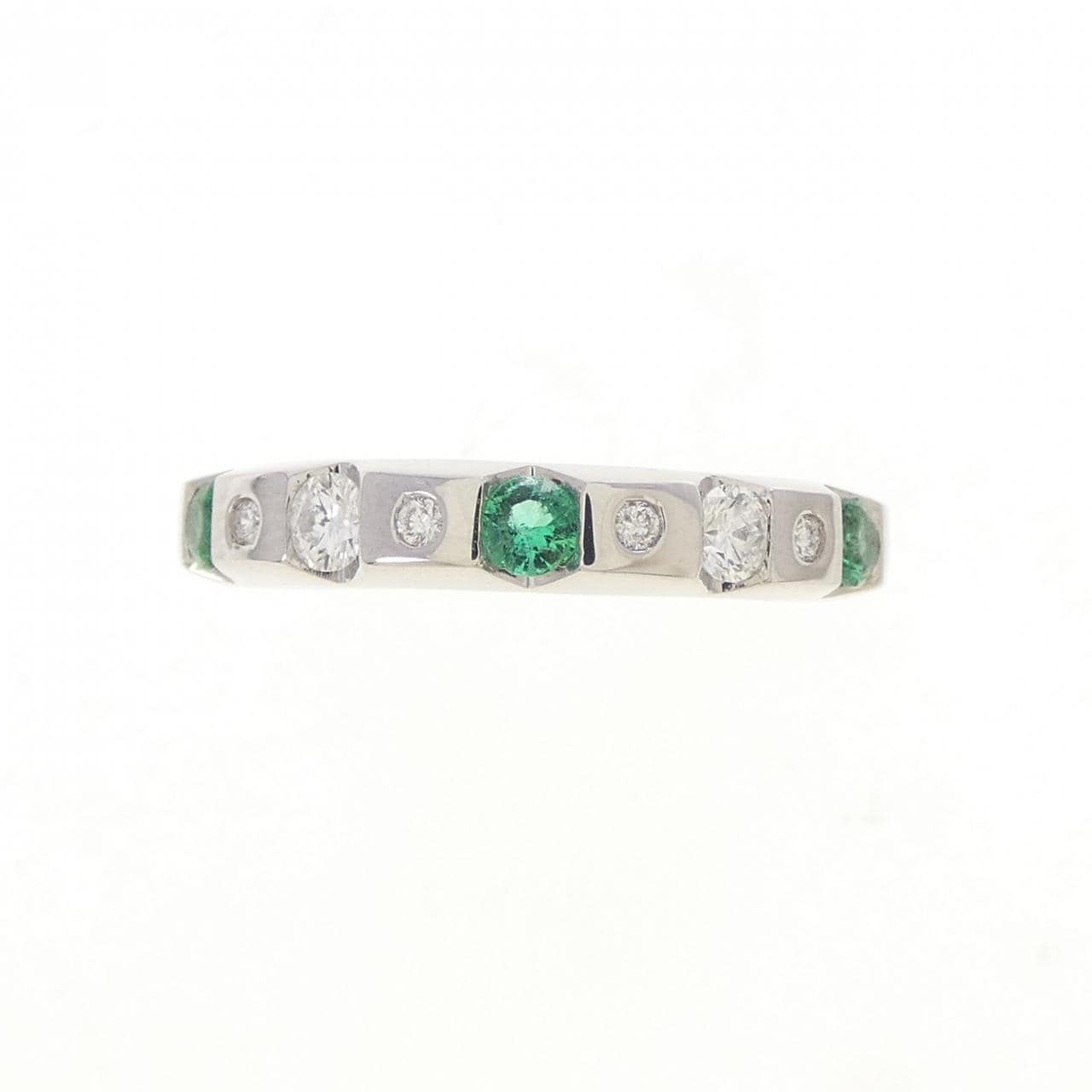 PT900 エメラルド リング 0.13CT