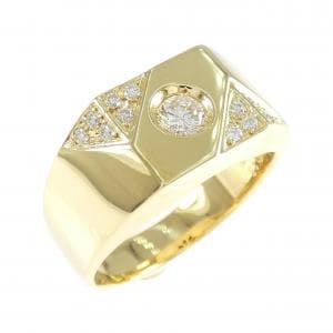 K18YG ダイヤモンド リング 0.27CT
