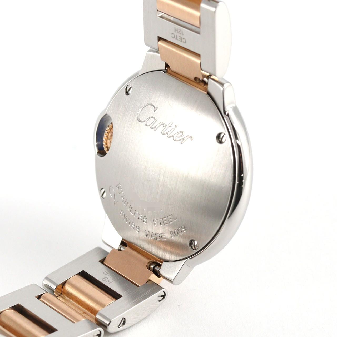 カルティエ バロンブルーSM PGコンビ･11P WE902030 SSxPG クォーツ