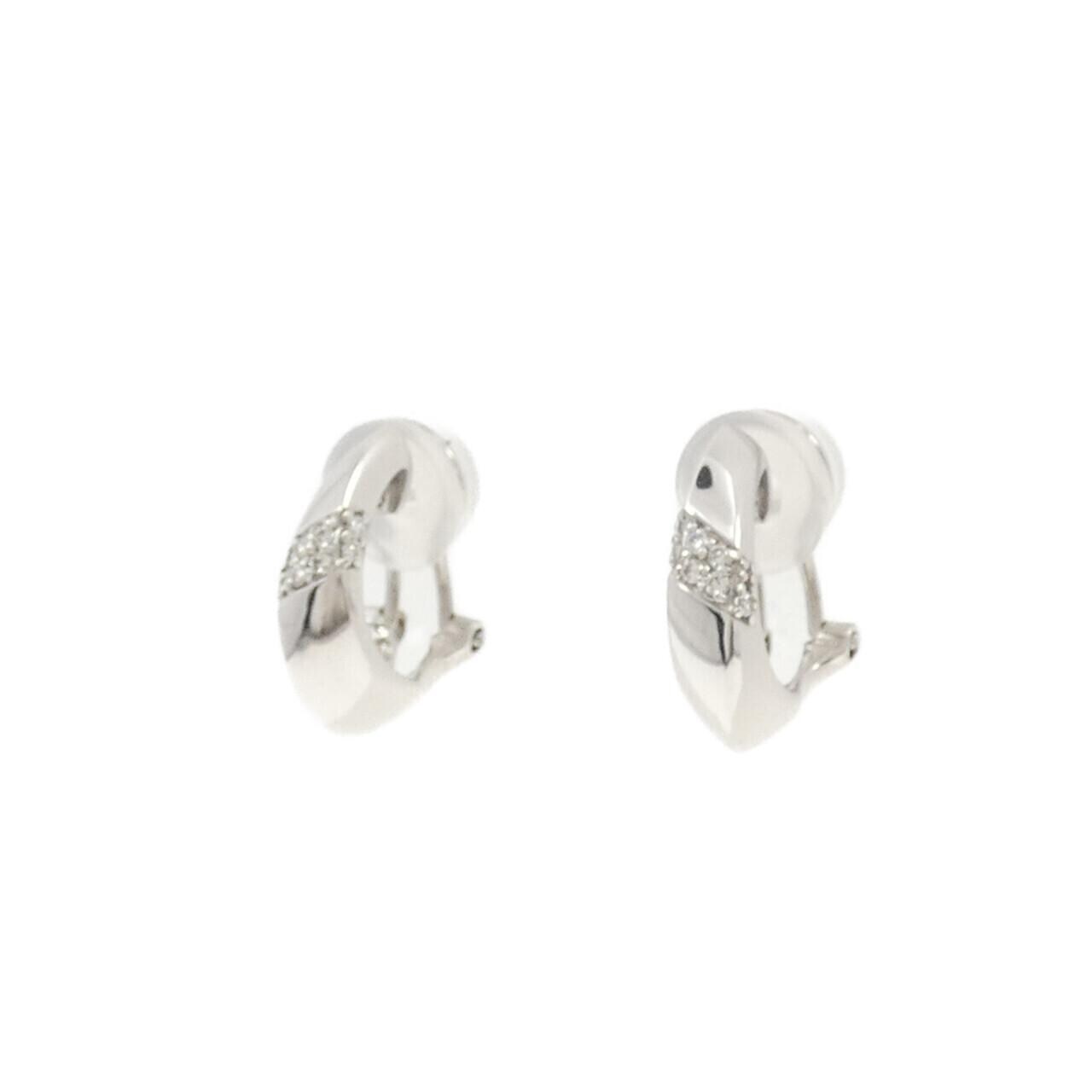 K18WG ダイヤモンド ピアス/イヤリング 0.10CT
