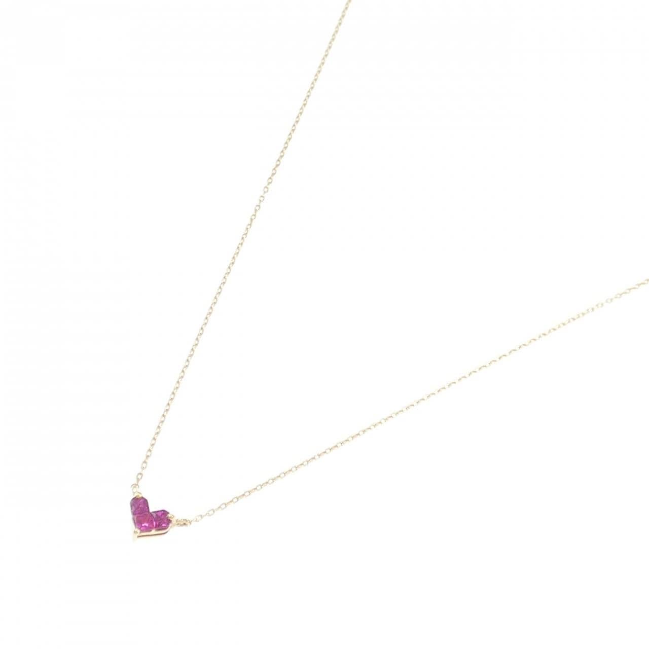 スタージュエリー ミステリアスハート ネックレス 0.15CT