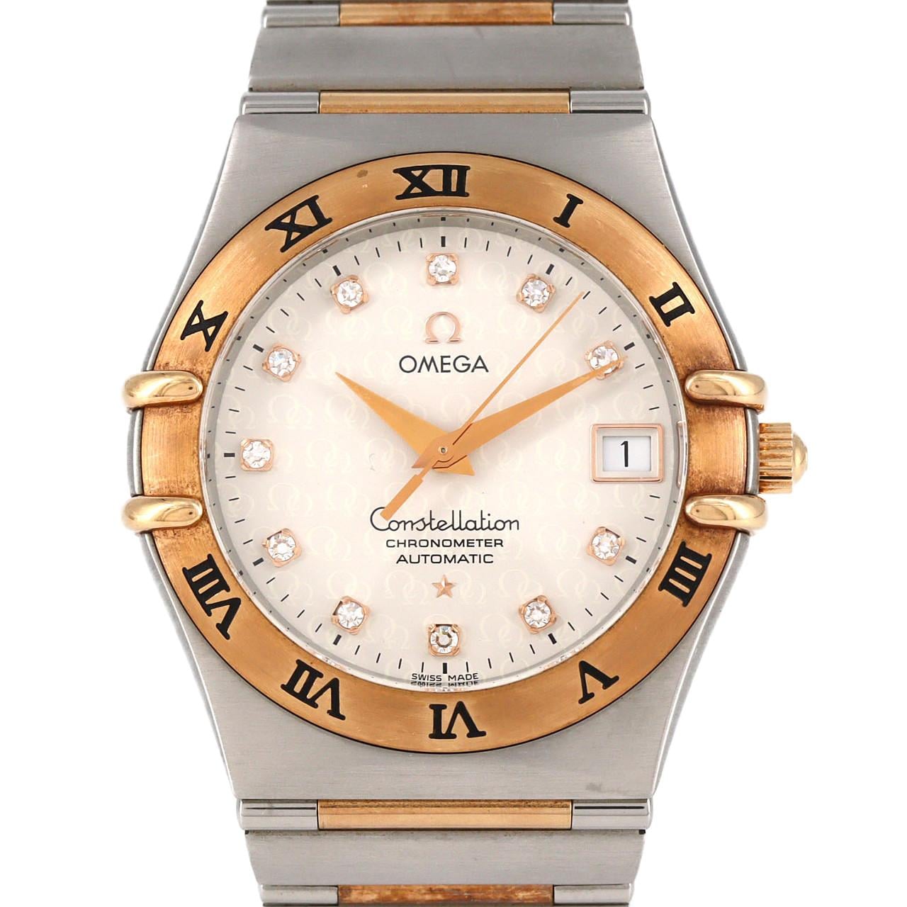 オメガ コンステレーション･50YEARS PGコンビ･11P 1304.35 SSxPG 自動巻