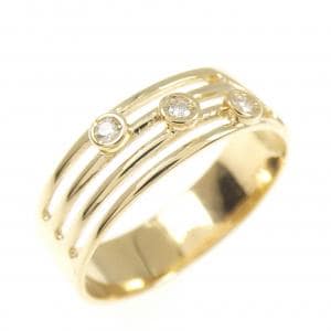 K18YG ダイヤモンド リング 0.04CT
