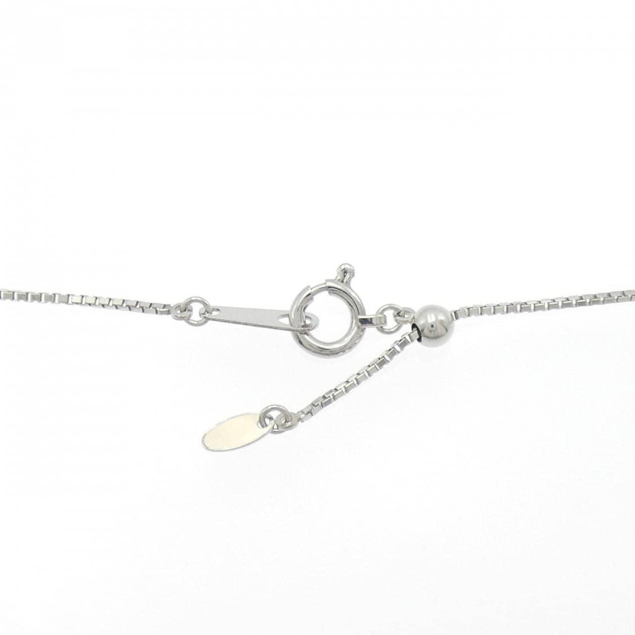 PT900/K18YG/PT850 フラワー ダイヤモンド ネックレス 0.324CT