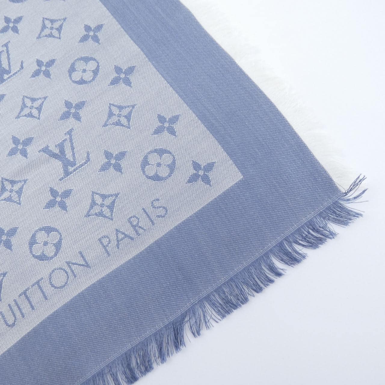 ルイヴィトン LOUIS VUITTON ショール モノグラム デニム M71382 ショール