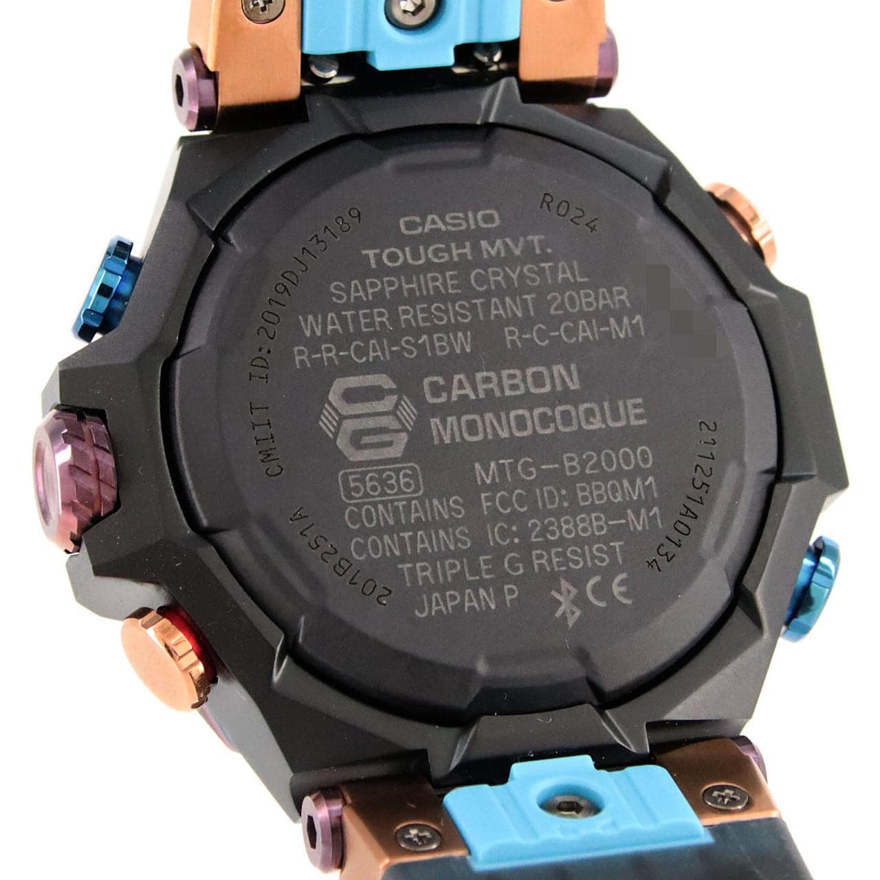 カシオ G-SHOCK･MT-G 電波時計 MTG-B2000XMG-1AJR SS ソーラークォーツ