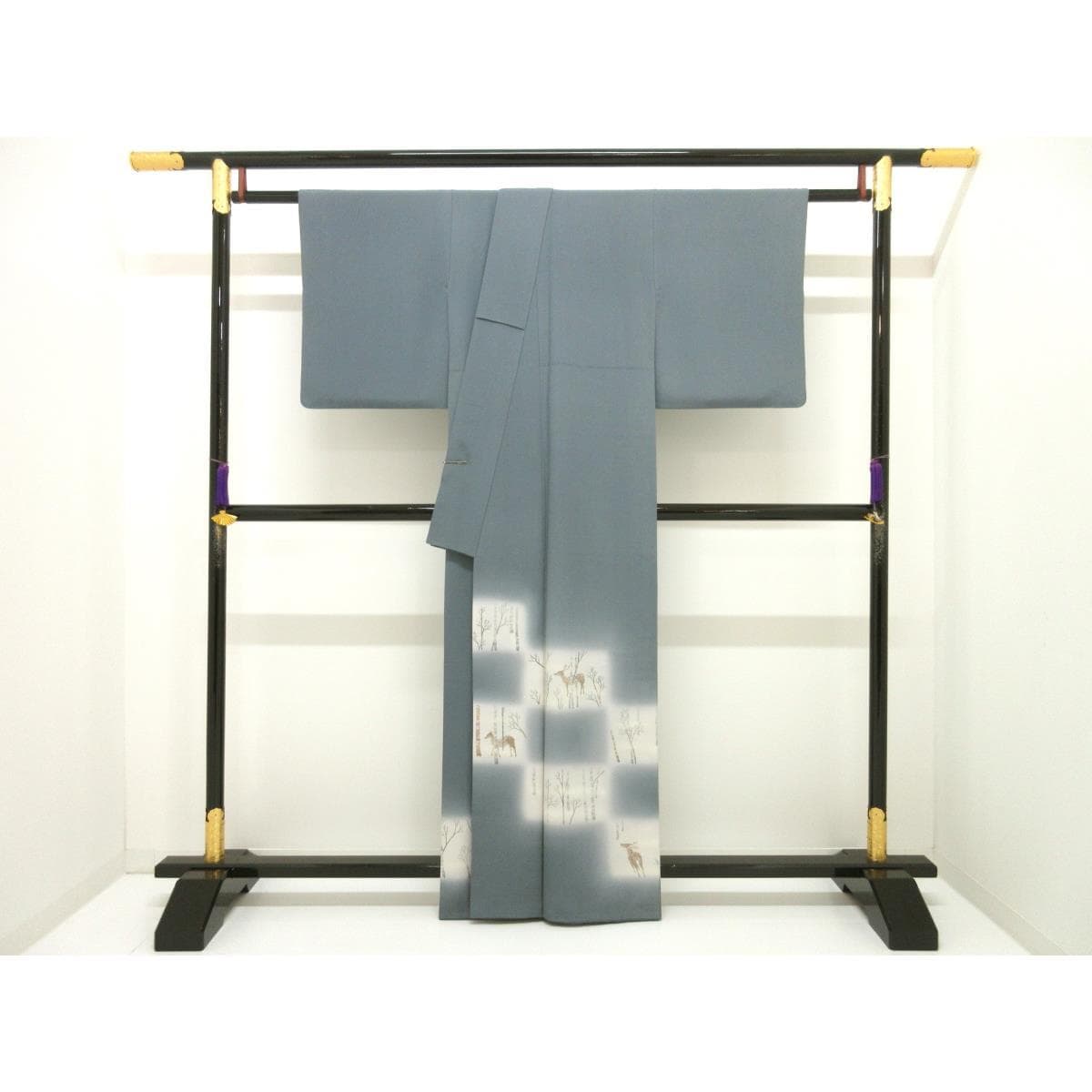 色留袖　訪問着兼用　友禅加工　身幅Ｌ寸