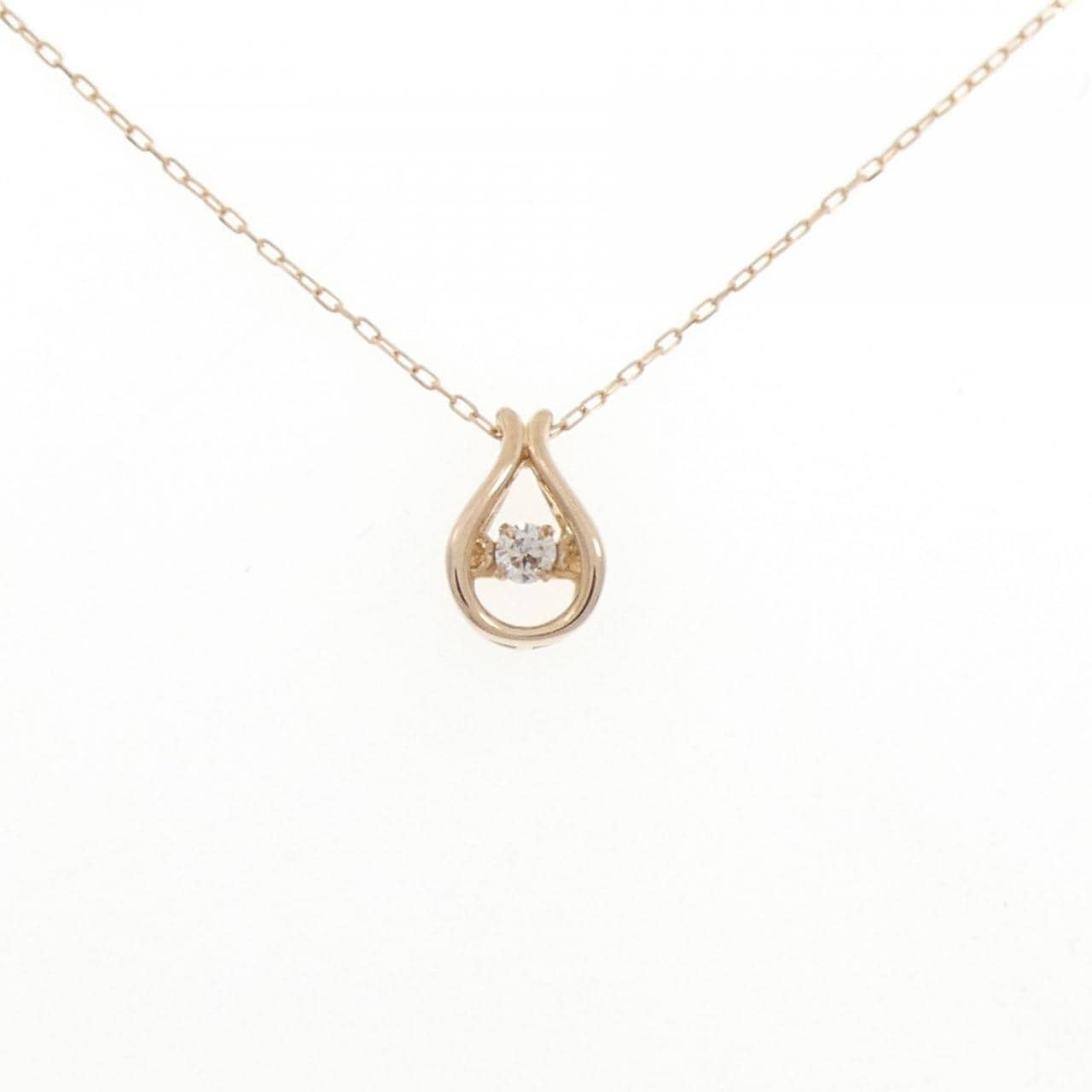 K18PG ダイヤモンド ネックレス 0.02CT
