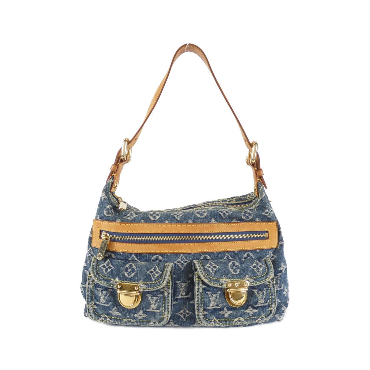 LOUIS VUITTON Monogram Denim Baggy PM M95049 Shoulder Bag