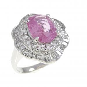 PT900 非加熱 サファイヤ リング 2.59CT スリランカ産