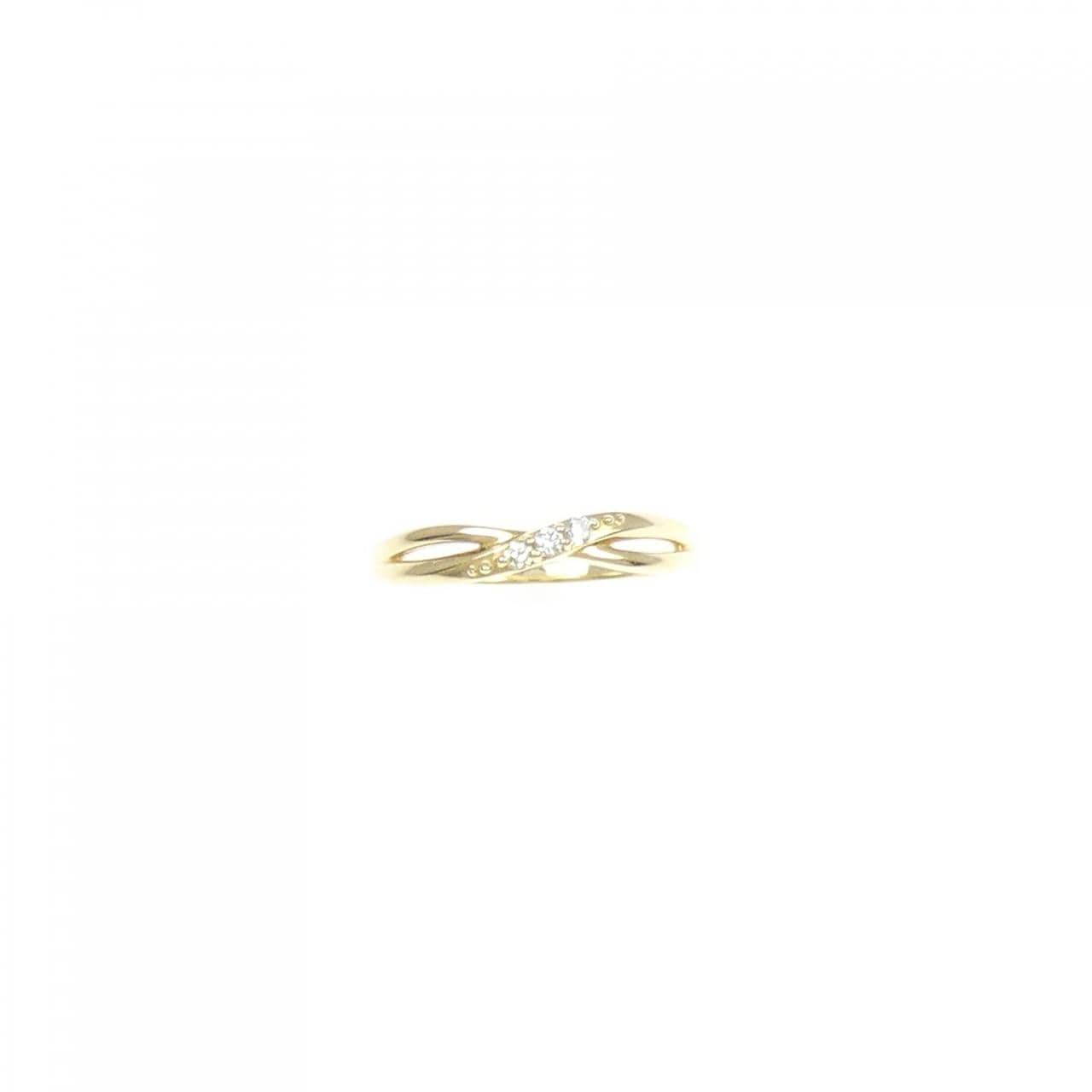 【新品】K18YG ダイヤモンド ピンキー リング 0.03CT