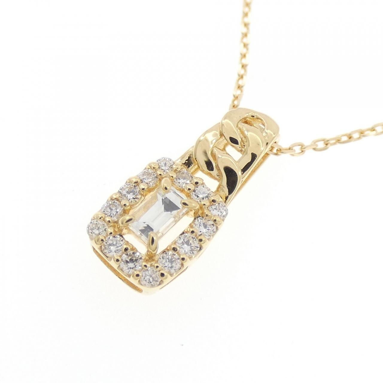 【新品】K18YG ダイヤモンド ネックレス 0.15CT